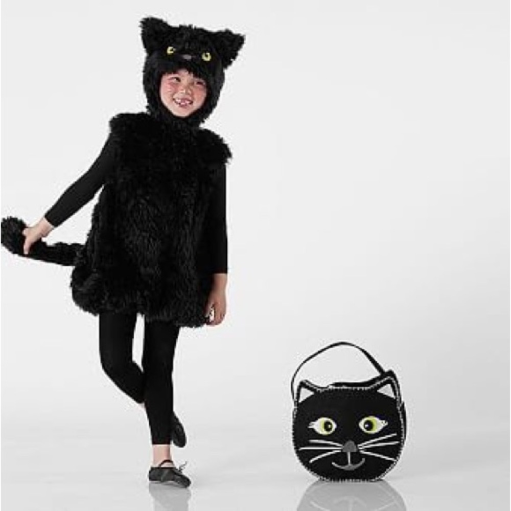 Pottery Barn Kids Black Cat Costume, Toddler